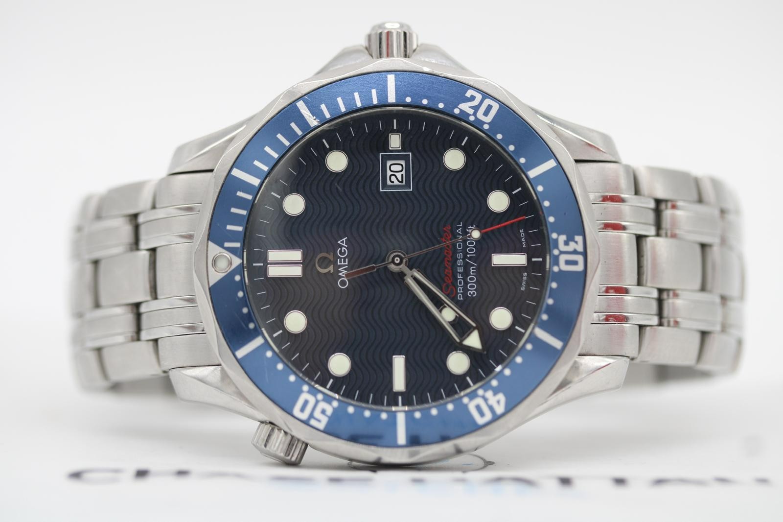 OMEGA Seamaster Blue Men's Watch - 2221.80.00 2008 Box and Papes