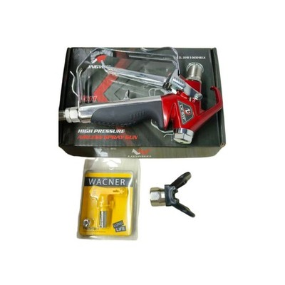 0538020 NEW   Airless Spray Gun LX-G11 Red Series W/ 517 Tip & Guard   #to