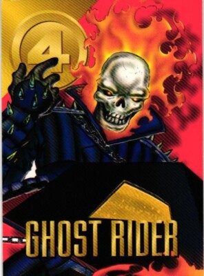 GHOST RIDER #69 BASE 1996 Marvel Vision Embossed Collectible Card