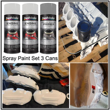 White Cover Valve Paint Coating High Temp Engine Enamel Header Caliper Brake 3pk White Cover Valve Paint Coating High Temp Engine Enamel Header Caliper Brake 3pk