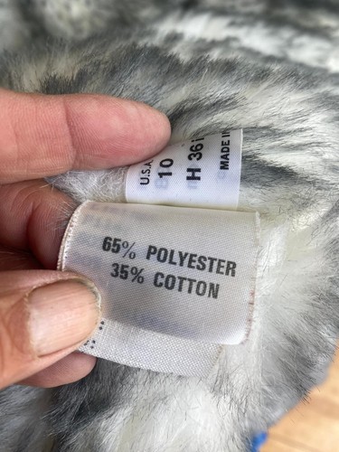 ASTRAKA ENGLAND SIZE 12 1980S HOODED RAINCOAT FAUX FUR TRIM LINING LEATHER TIE - Picture 14 of 20