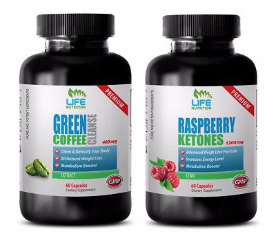 immune plus - GREEN COFFEE CLEANSE   RASPBERRY KETONES COMBO 2B - green coffee w