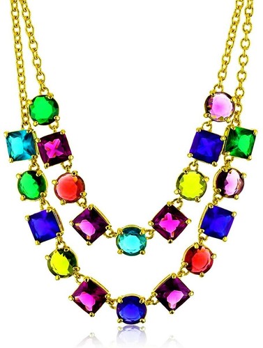 Kate Spade Kristall Kaleidoskop Halskette Neu mit Etikett kultiger Klassiker **+ - Bild 5 von 7