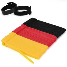 150pcs Cable Ties Hook and Loop Reusable Hook and Loop 150mm x 12mm Kle...