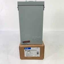Eaton 125A Outdoor Main Lug Enclosure BR 120/240v BR24L125RSEP 2 Space 4 Circuit