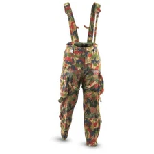 Genuine Swiss army field trousers M70 Switzerland combat Camo sniper pants