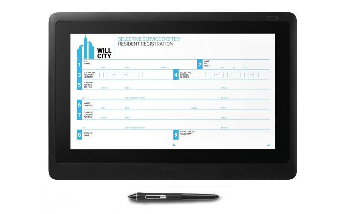 Interactive Pen Display 15.6" (Eu) 39,6 Cm (15.6") Nero Lcd Wacom DTK1660EK0B