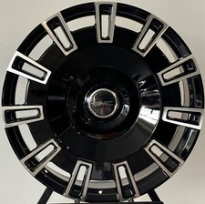 26" INCH GMC YUKON SIERRA CHEVY TAHOE WHEELS CUSTOM LUXURY BLACK MACHINED RIMS