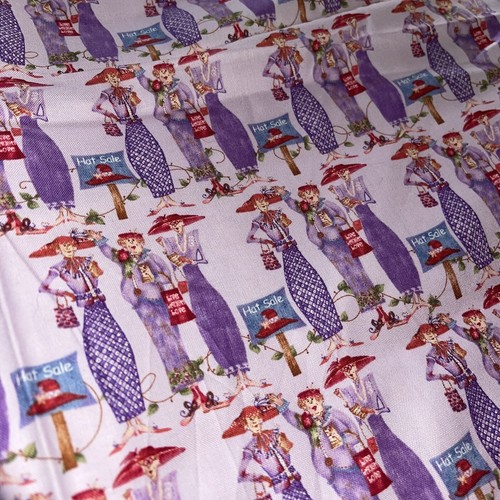 Sisterhood of Purple Free Spirit Quilt Fabric by Jody Houghton Red Hat - Picture 2 of 2