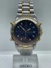 Vintage Seiko 7T32-6B7A Sports 150 Chronograph Alarm Men's Wrist Watch Japan Rar