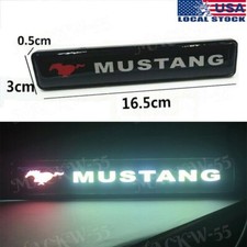 Led Light Car Front Grille Emblem Badge Illuminated Decal Sticker For Mustang X1 Led Light Car Front Grille Emblem Badge Illuminated Decal Sticker For Mustang X1