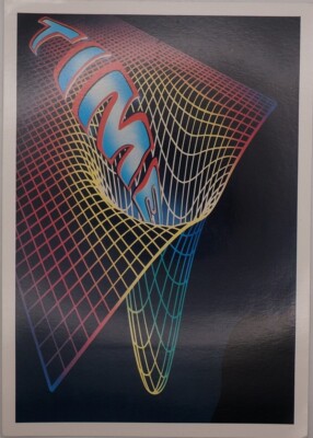 Rave Flyer-Time Part 2 Birmingham-April 1991-Size A5 Glossy Card -VGC
