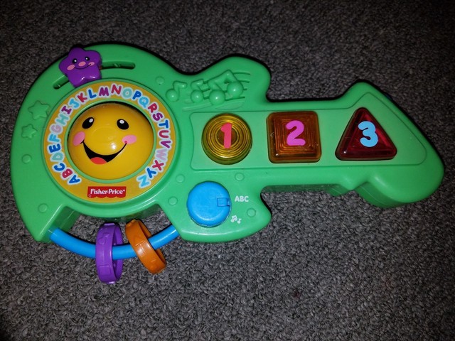 Fisher Price Laugh & Learn Guitar Colors Shapes 123 ABC Infant Baby Toy