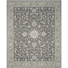 SAFAVIEH Blossom BLM217A Dark Grey / Light Brown Rug