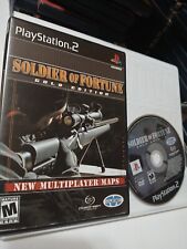 Soldier of Fortune: Gold Edition (Sony PlayStation 2, 2001) PS2 TESTED NO MANUAL