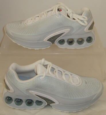 New Nike Air Max DN White Silver Womens US Size 6.5 UK 4 EUR