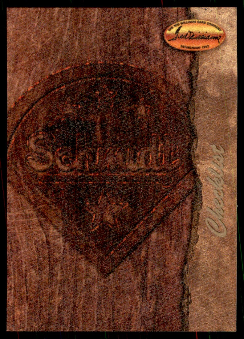 1994 Ted Williams Mike Schmidt #MS1 Mike Schmidt RTG77v