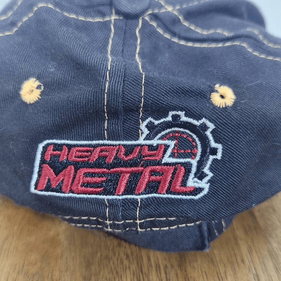Iron Man Boy's Baseball Hat Superhero Heavy Metal Hat Cap Strapback in Black - Image 3 of 4