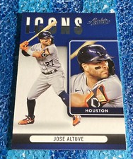 2022 Panini Absolute Jose Altuve ICONS #I-8 Houston Astros