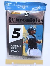 2021 Panini Chronicles Baseball Cards Mega Box Pack (5 Cards)