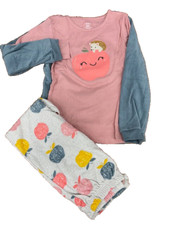Carters Kids' Soft Plush Fleece 3-piece PJ Set MULTI,4T NWT