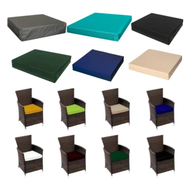NORTHERN LUXE Outdoor Rattan Garden Furniture Armchair Seat Pads Patio Chair Cushions Comfort