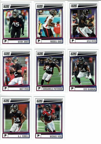 2022 Score Football Atlanta Falcons Team Set (12) Base Cards ++++ - Picture 2 of 3