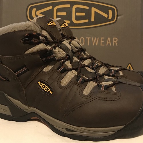 NEW KEEN Utility Men’s Size 15 M Detroit XT Soft Toe WP Work Boots 1020039 NIB
