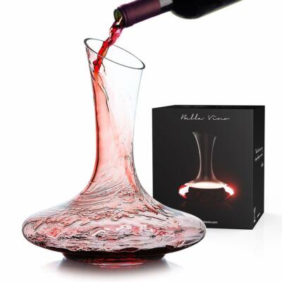 Weinkaraffe und Belüfter mit breiter Basis für lebendige Belüftung 1,2L