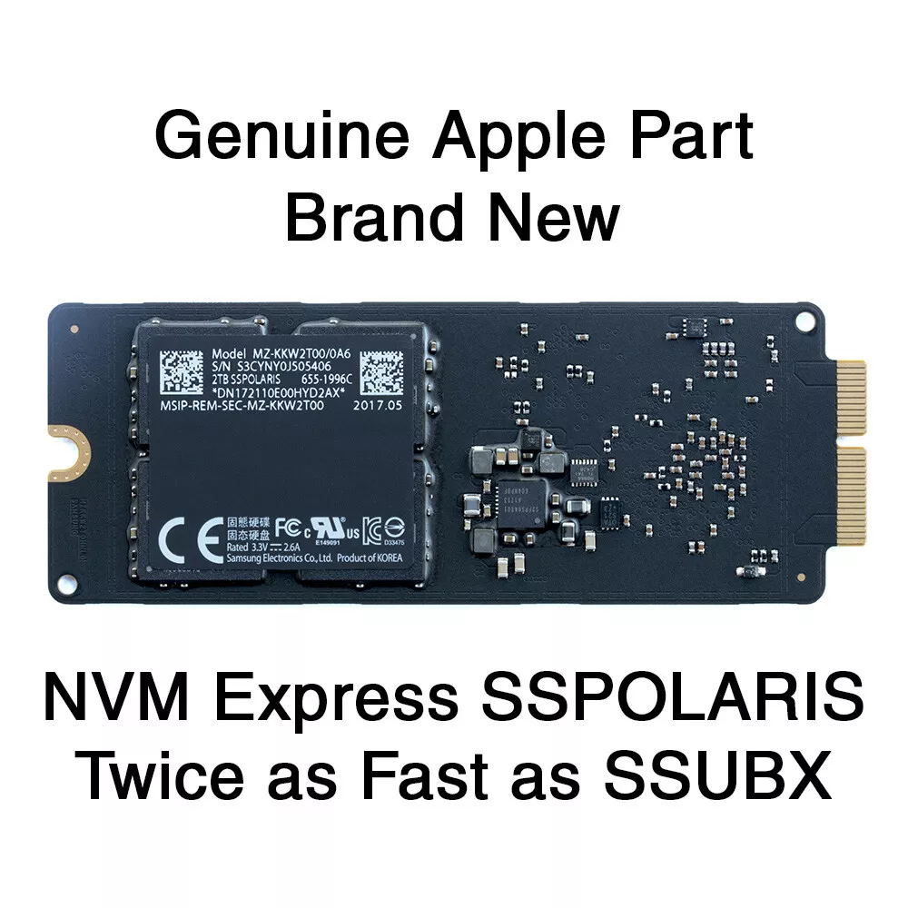 Apple 2TB SSPOLARIS PCIe - 2012-2019 iMac 21.5&#034; 27&#034; A1418 A1419 A2115 A2116 | eBay