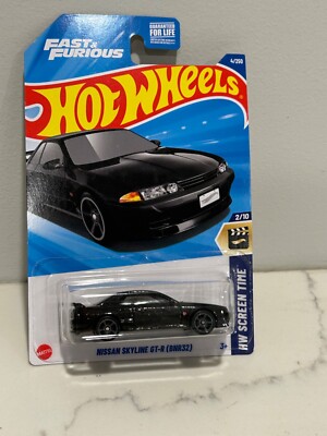 2025 Hot Wheels Nissan Skyline GT-R (BNR32) Gloss Black Fast