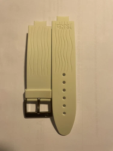 New Clerc CXX white rubber strap band bracelet