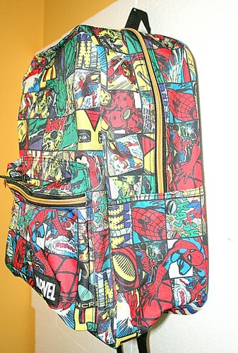 Marvel Comic book Style Avengers Character School Back pack New Tags - Picture 5 of 8