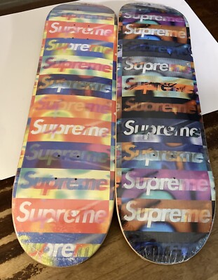 新品未開封　Supreme Distorted logo skateboard Supreme Distorted Logo Skateboard Deck | Redwood Sole