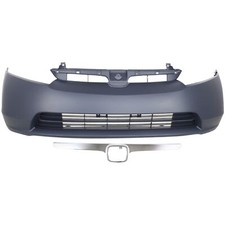 Front Bumper Cover Kit For 2006-2008 Honda Civic Sedan Primed Ready To Paint