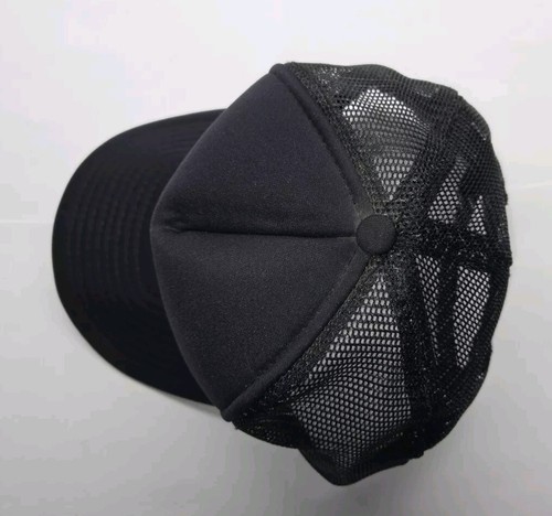 Vintage Nissan Forklift Black Mesh Back Adjustable Trucker Hat - Picture 5 of 8
