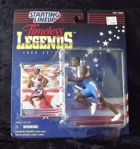 1997 KENNER STARTING LINEUP USA OLYMPICS FIGURE TIMELESS LEGENDS Michael Johnson - 第 1/1 張圖片