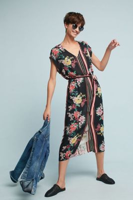 knee length dresses for ladies Sanne Pleated Midi Dress – Flowing Silhouette with Refined Pleats –  ellarose-london.com