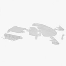 NSR 1353 Ford P68 Alan Mann Windows and Lights 1:32 slot car part