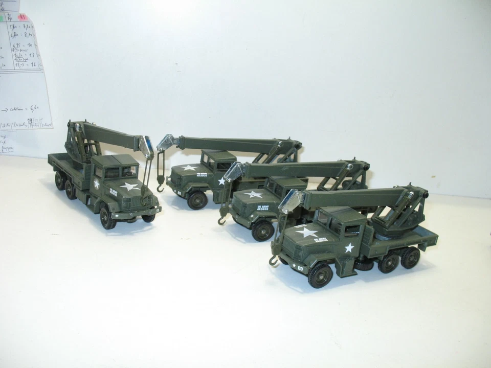 Solido Camion Kaiser Jeep Gru Da Lavoro Militare USA Completo - Immagine 3 di 3