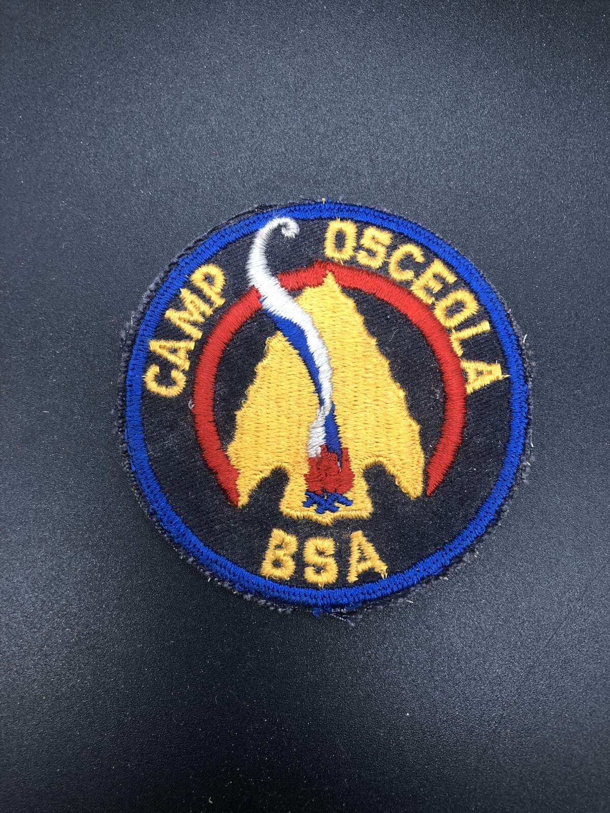 Vintage Boy Scout Camp Badge Patch Camp Osceola BSA eBay