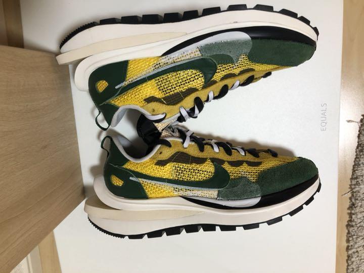 sacai x NIKE vapor waffle green and yellow 28.5cm US … Gem