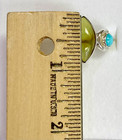 HSN Jay King Sterling Silver Green Amber and Turquoise Ring Size 6 — photo 8
