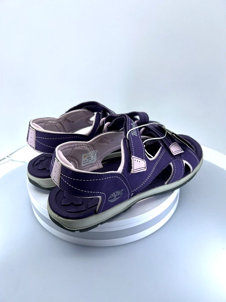 Timberland Mad River Juniors Talla 6 Púrpura Informal Zapatos Correa Sandalias 3882R Foto 3 de 4