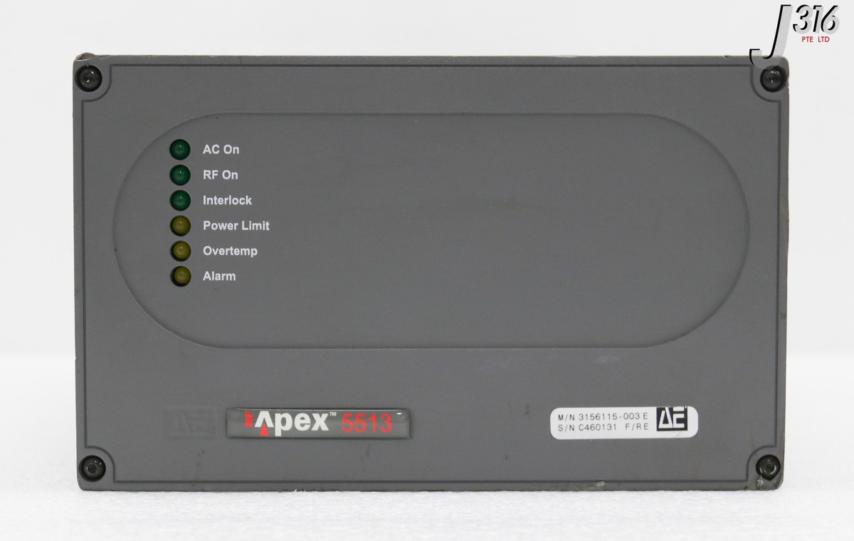 F 34559 ADVANCED ENERGY RF GEN, APEX 5513, 5.5KW 13.56MHZ (WORKING