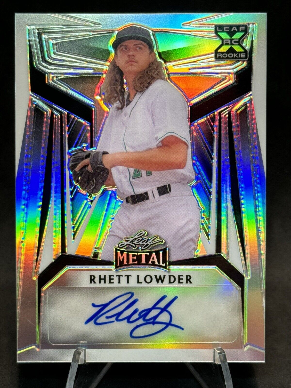 2023 Leaf Metal Rhett Lowder Silver Prismatic Autograph #4/10🔥🔥🔥