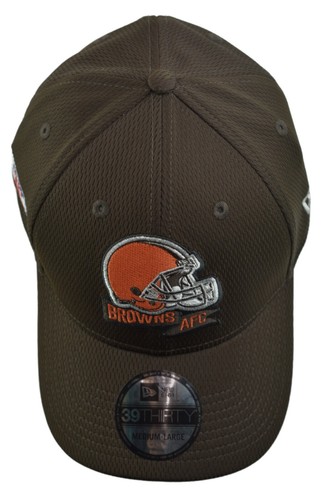 Cleveland Browns New Era 39THIRTY NFL Sideline Coaches Flex Brown Football Hat - Picture 7 of 8