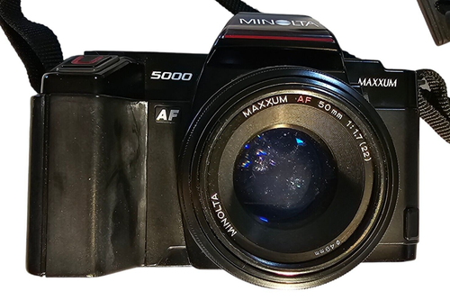 Minolta Maxxum AF 5000 35mm SLR w/50mm f1.7 - Picture 2 of 6