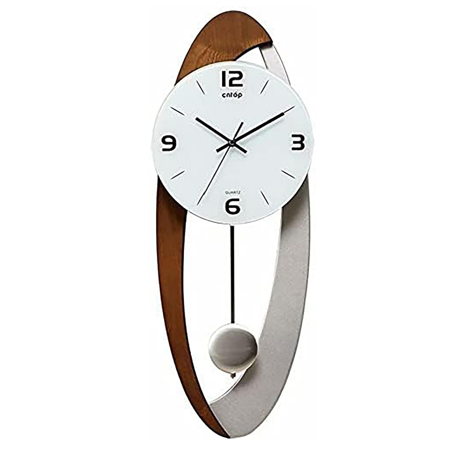 Pendulum Wall Clock Silent Non Ticking Clocks and Wall Clock with Pendulum