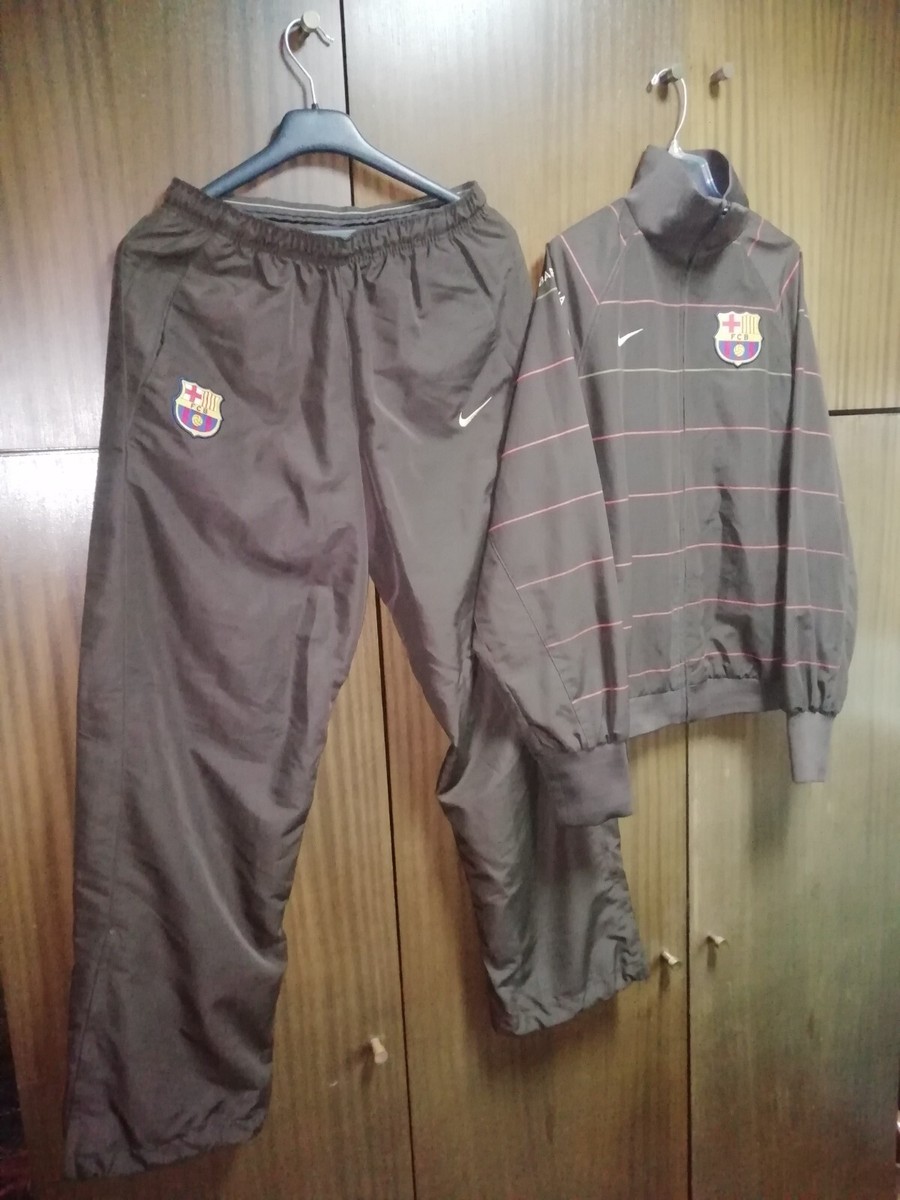 FC Barcelona 2008 2009 Nike Tracksuit Very Rare Brown Size M